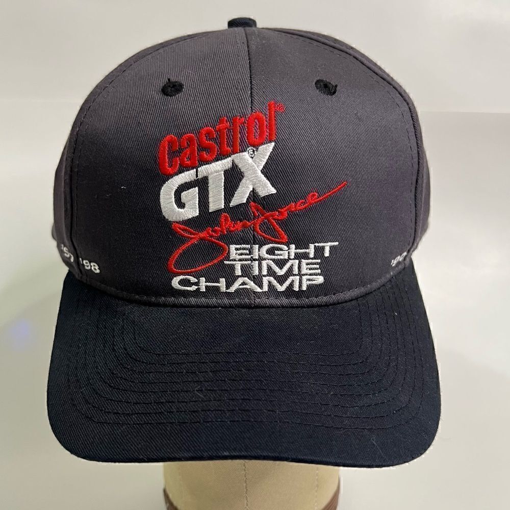 Boise Black Snap back Cotton Castro GTX John Force Racing Hat